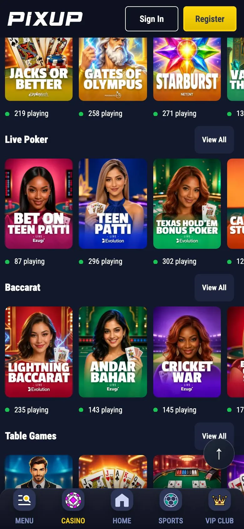 The new mobile header and bottom bar.